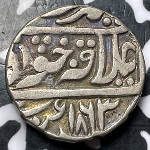 (1863) India Jodhpur 1 Rupee Lot#D3393 Silver! KM#286