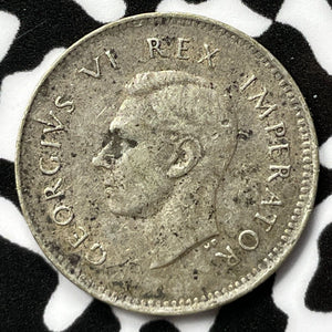 1940 South Africa 3 Pence Threepence Lot#M3245 Silver!