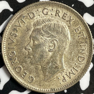 1937 Canada 25 Cents Lot#D4790 Silver! Nice!