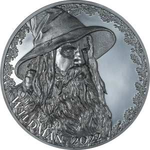 2022 Cameroon 5000 Franc Wildman 5oz Silver Ultra High Relief Black Proof 250 Minted!