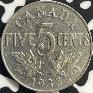 1932 Canada 5 Cents Lot#D6392