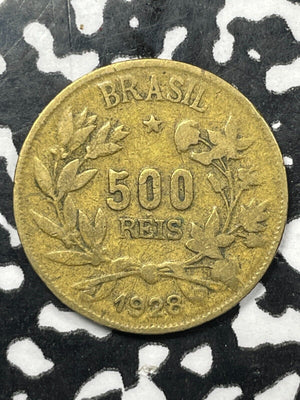 1928 Brazil 500 Reis Lot#M1042