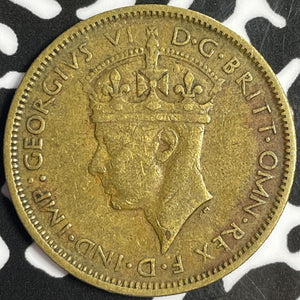 1945 British West Africa 1 Shilling Lot#D0088