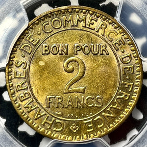 1926 France 2 Francs PCGS MS63 Lot#G4454 Choice UNC! Gad-533, F-267