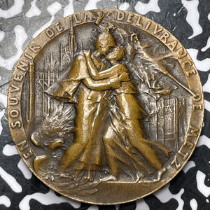 1918 France Liberation of Metz Medal Lot#D4076 45mm