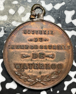 1815 France Battle Of Waterloo Medalet Lot#JM6328 30mm