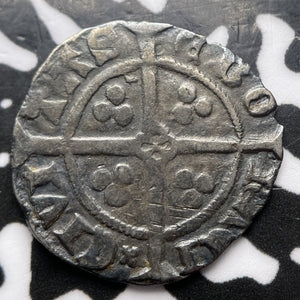 (1301-1309) Great Britain Edward III 1 Penny Lot#JM6368 Silver!