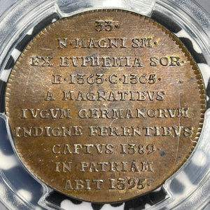 (1728-1745) Sweden King Albert Medal PCGS SP65 Lot#G6610 Gem BU!