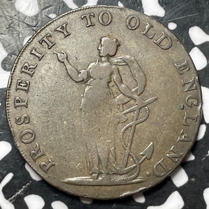 (c. 1790) Great Britain Norwich Norfolk 1/2 Penny Conder Token Lot#D6308