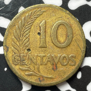 1947 Peru 10 Centavos Lot#M3801