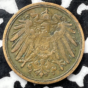 1903-D Germany 1 Pfennig Lot#W7243-B