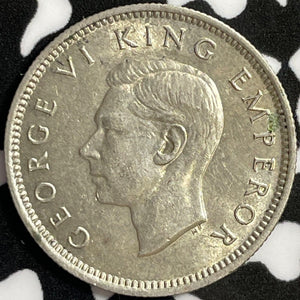 1937 New Zealand 6 Pence Sixpence Lot#M8958 High Grade! Beautiful!