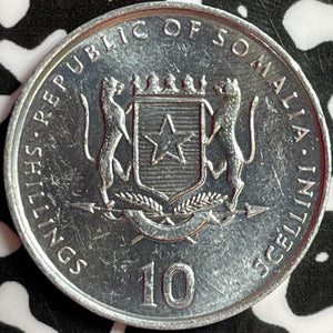 1999 Somalia 10 Shillings Lot#D1572 High Grade! Beautiful! F.A.O.