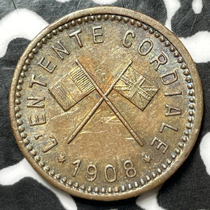 1908 Great Britain Edward VII Medalet Lot#M9739 BHM-3959, 16mm