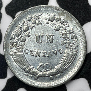1963 Peru 1 Centavo Lot#M3924 High Grade! Beautiful!