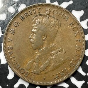 1920 Australia 1 Penny Lot#D5233 No Dots