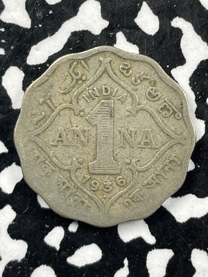 1936 India 1 Anna Lot#M2587