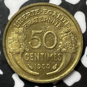 1939 France 50 Centimes Lot#M8113 High Grade! Beautiful!