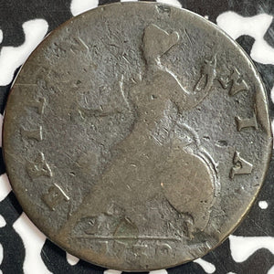 1739 Great Britain 1/2 Penny Half Penny Lot#D3003