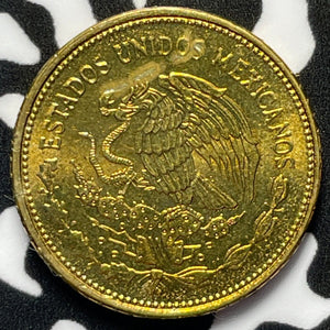 1987 Mexico 5 Pesos Lot#M4446 High Grade! Beautiful!