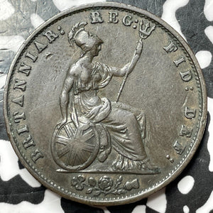 1854 Great Britain 1/2 Penny Half Penny Lot#D5249 Nice!