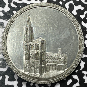 (1860) France Strasbourg Cathedral Medal Lot#OV1059 54mm