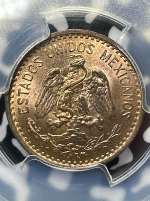 1906-Mo Mexico 1 Centavo PCGS MS65RB Lot#G4711 Gem BU! Narrow Date