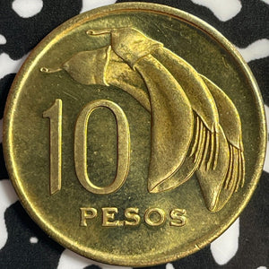 1968 Uruguay 10 Pesos Lot#D2883 High Grade! Beautiful!