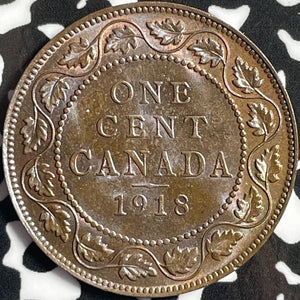 1918 Canada Large Cent Lot#D5057 High Grade! Beautiful!