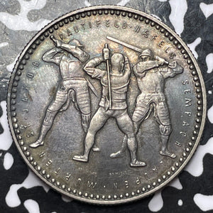 1952 Switzerland Glarus 600th Ann. of Confederation Medal Lot#D4078 Silver! 33mm