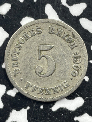 1900 Germany 5 Pfennig Lot#M0846