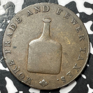(c. 1790) Great Britain Norwich Norfolk 1/2 Penny Conder Token Lot#D6308