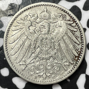 1892-E Germany 1 Mark Lot#D6830 Silver! Key Date!