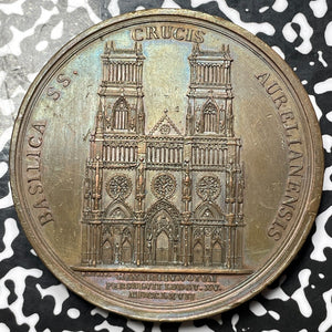 1767 France Louis XV Orleans Cathedral Medal Lot#OV1152 64mm