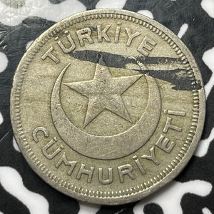 1943 Turkey 5 Kurus Lot#D2103