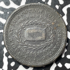 1813 Great Britain Staffordshire Newcastle 1 Penny Token Lot#D1746 Withers-900