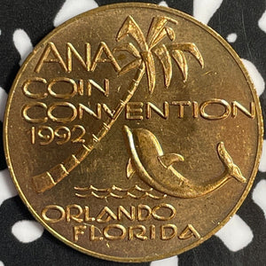 1992 U.S. Orlando ANA Coin Convention Lot#D1197 High Grade! Beautiful!