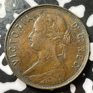 1873 Newfoundland Large Cent Lot#D3882 Nice!