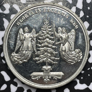 Undated Germany Angel 'Gloria in Excelsis Deo' Medal Lot#D3955 37mm