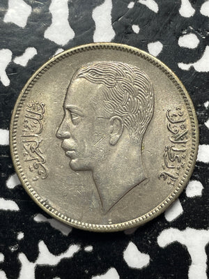1938-I Iraq 50 Fils Lot#M0257 Silver! Nice!